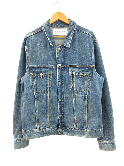 CALVIN KLEIN JEANS フォト 刺繍 デニム ジャケット