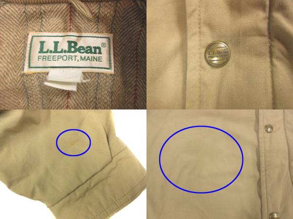 【中古】エルエルビーン L.L.BEAN 80s ストームコート ヴィンテージ ステンカラー ベージュ  メンズ