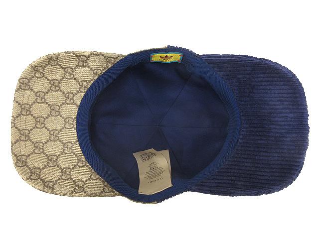 中古】グッチ GUCCI ×adidas アディダス コラボ ダブルバイザー