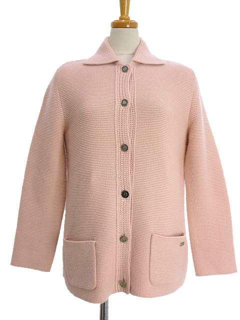 【中古】サルヴァトーレフェラガモ Salvatore Ferragamo カシミヤ ニット アンサンブル S ジャケット カーディガンの通販はアンサンブル