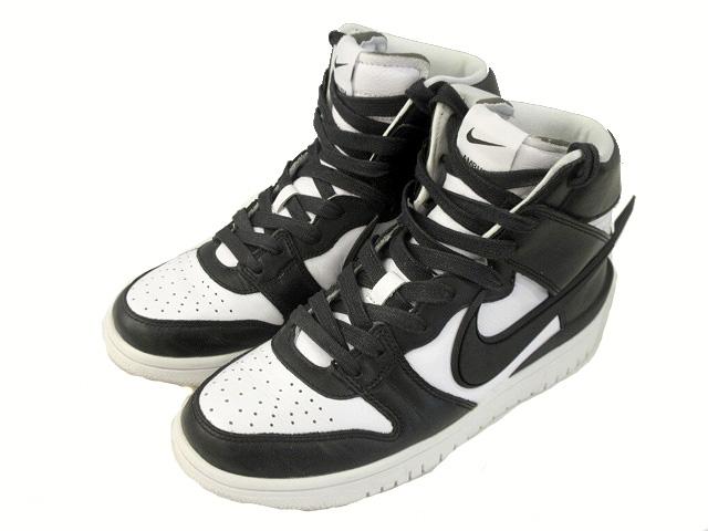 【中古】ナイキ NIKE AMBUSH × DUNK HIGH BLACK CU7544-001 アンブッシュ ダンク ハイ 25cm ブラック スニーカー