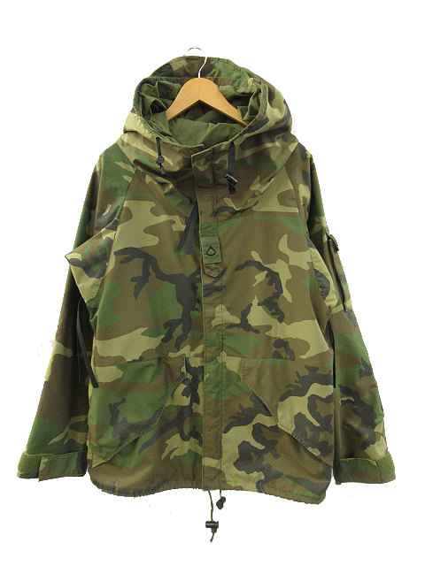 80s ecwcs ゴアテックスパーカー S-R 迷彩 80s 米軍実物 ECWCS GEN1