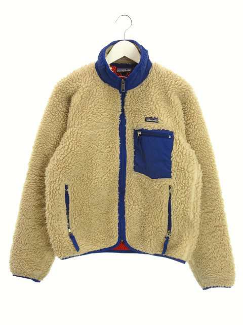 【中古】パタゴニア Patagonia クラシックレトロXジャケット 23024 フリース USA製 XS ベージュ ジップアップ