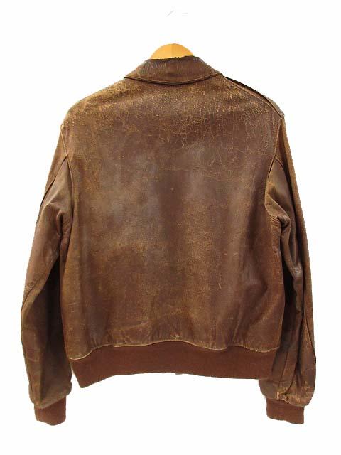 【中古】ヴィンテージ U.S.ARMY AIR FORCE 40s A-2 フライトジャケット  ホースハイド 米軍実物 42 メンズ