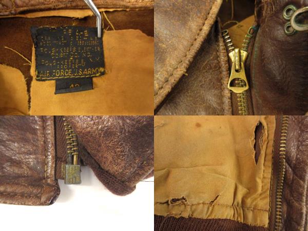 【中古】ヴィンテージ U.S.ARMY AIR FORCE 40s A-2 フライトジャケット  ホースハイド 米軍実物 42 メンズ