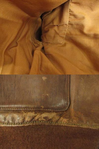 【中古】ヴィンテージ U.S.ARMY AIR FORCE 40s A-2 フライトジャケット  ホースハイド 米軍実物 42 メンズ