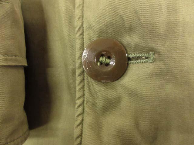 【中古】ヴィンテージ VINTAGE U.S.ARMY M-1945 40s オーバーコート トレンチコート ライナー付 将校用 オリーブ 38R メンズ