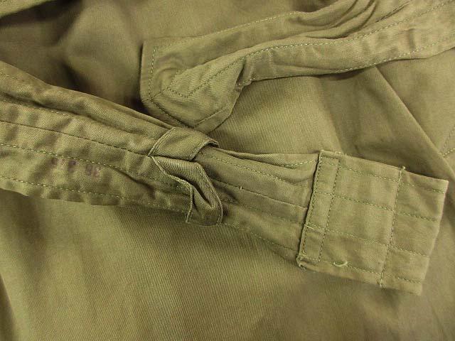 【中古】ヴィンテージ VINTAGE U.S.ARMY M-1945 40s オーバーコート トレンチコート ライナー付 将校用 オリーブ 38R メンズ
