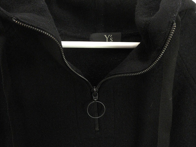 【中古】ワイズ Y's WOOL PLAIN STITCH GARMENT SHRINKAGE LOGO EMBROIDERY HOODIE ウール 縮絨 ニット パーカーの通販は 【中古】ワイズ Y's WOOL PLAIN STITCH GARMENT SHRINKAGE LOGO EMBROIDERY HOODIE ウール 縮絨 ニット パーカーの通販は