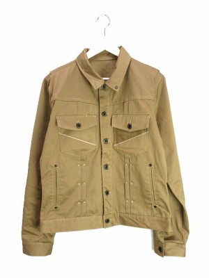 【中古】ディーティーエー DeeTA ジャケット M ベージュ トップス バックポケット  メンズの通販はその他ジャケット・アウター