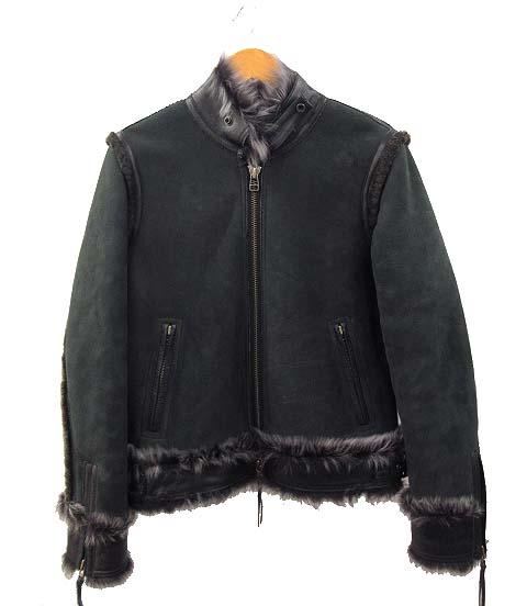 AVIREX　レディース　ムートンジャケット　革ジャケット　ライダース　本革 AVIREX アヴィレックス アビレックス ジャケット 革ジャン レザー