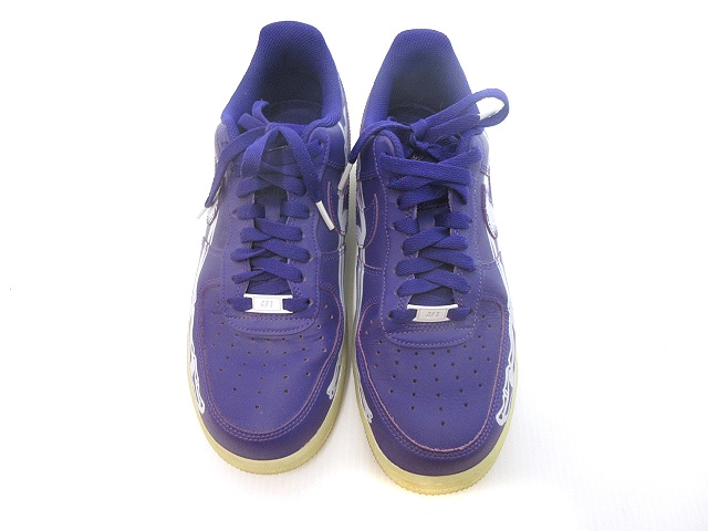 【中古】ナイキ NIKE エア フォース 1 07 スケルトン CU8067 26.5cm 紫 パープル スニーカー シューズ メンズ