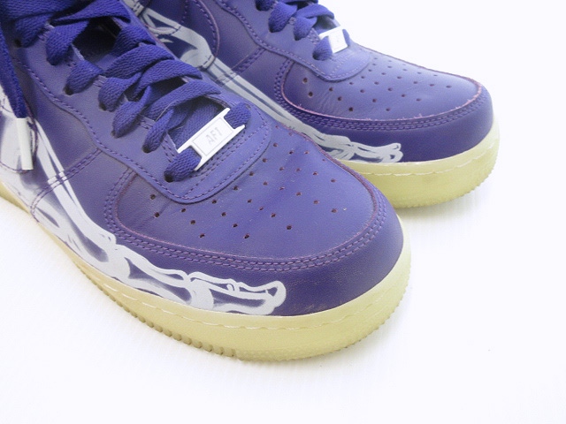【中古】ナイキ NIKE エア フォース 1 07 スケルトン CU8067 26.5cm 紫 パープル スニーカー シューズ メンズ