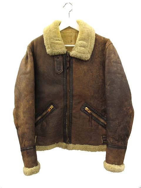 【中古】アヴィレックス AVIREX 80s 90s B-9 ムートン フライトジャケット USA製 ボンバージャケット ヴィンテージ