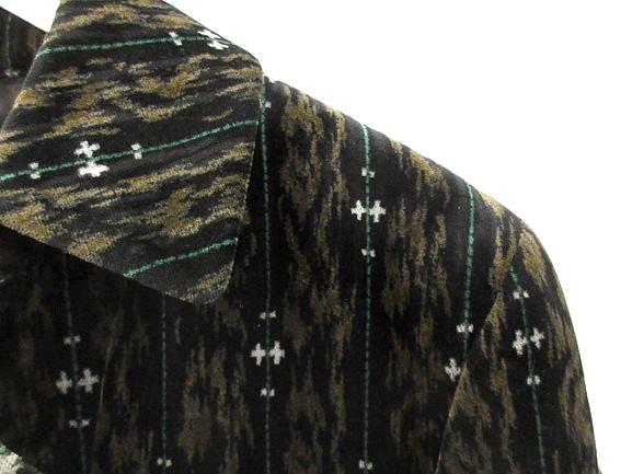 【中古】コムデギャルソンオムプリュス COMME des GARCONS HOMME PLUS ベロア ストライプ セットアップ L ブラウン_2