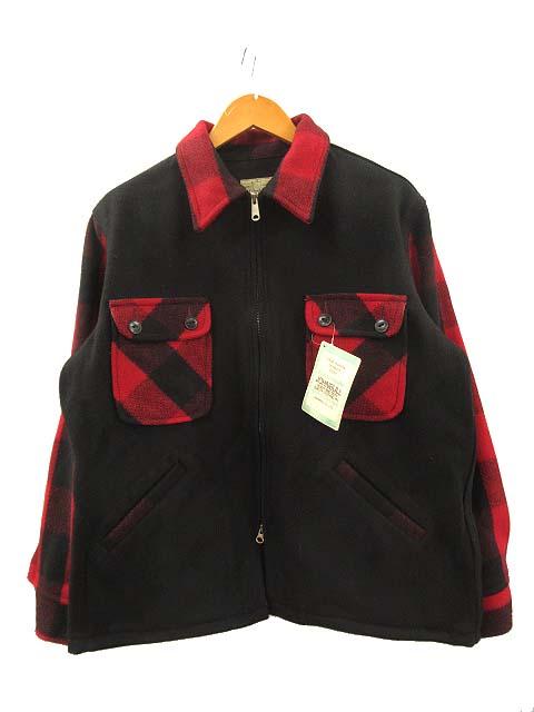 【中古】未使用品 ジョンブル JOHNBULL 80s 90s ウール スポーツジャケット バッファローチェック デッドストック Lの通販は