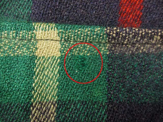 【中古】エルエルビーン L.L.BEAN 50s 筆記体 黒タグ ウール ジャケット コート チェック ヴィンテージ メンズ