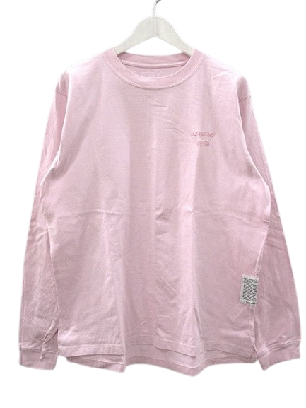 【中古】ノンネイティブ nonnative DWELLER L/S TEE "99-23" ロングスリーブ Tシャツ 2 ピンク 長袖 カットソーの通販は 4,750円