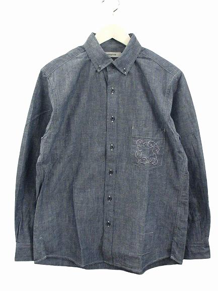 【中古】未使用品 ノンネイティブ 25SS DWELLER B.D. L/S SHIRT C/Li CANVAS NN-S4602 シャツ 1 ダークネイビーの通販は