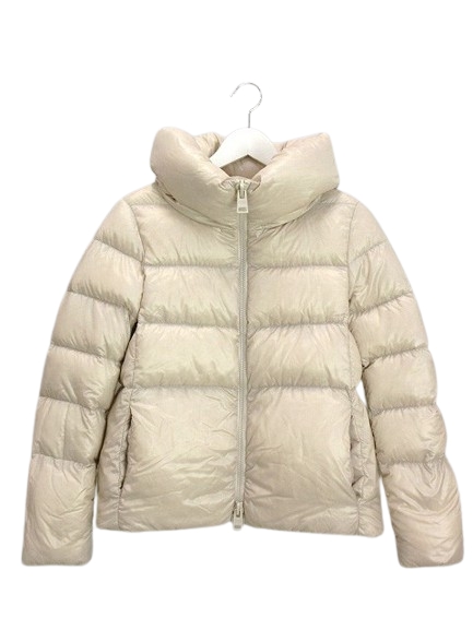 【中古】ヘルノ HERNO グローブ ボンバー ダウン ジャケット ベージュ系 Globe FAST5 Degradable Down Jacket 2022AW