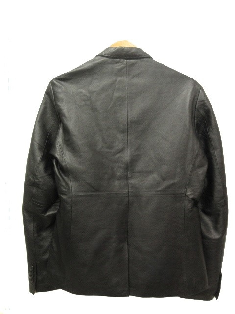 中古】リアルレザー Real Leather レザー ジャケット L 黒