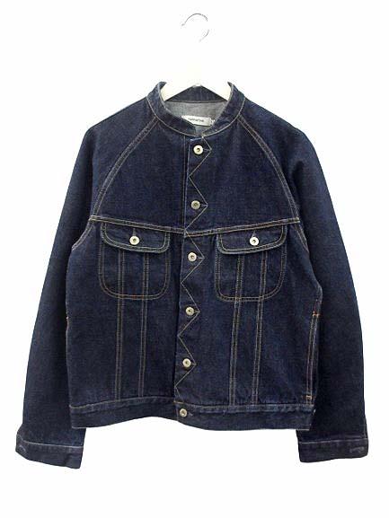 【中古】未使用品 ノンネイティブ 25SS TRUCKER BLOUSON COTTON 13.5oz SELVEDGE DENIM RW ジャケット 1 ブルー