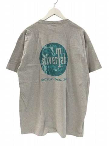 【中古】未使用品 リーバイス Levi's 90s デッドストック シルバータブ Tシャツ バックプリント USA製 グレー L