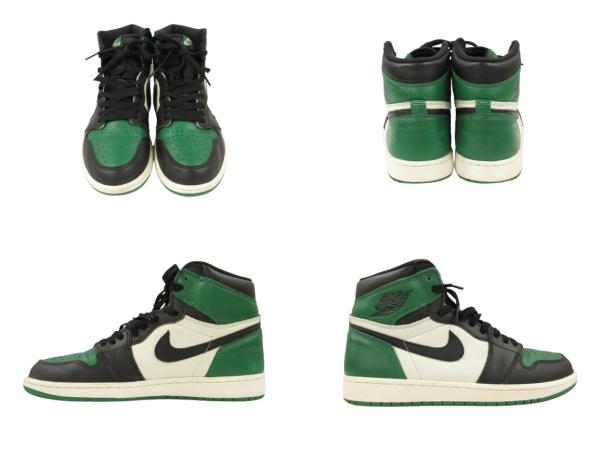 【中古】ナイキ NIKE エアジョーダン1 レトロ HIGH OG パイングリーン 555088-302 28.0cm ☆AA★ メンズ