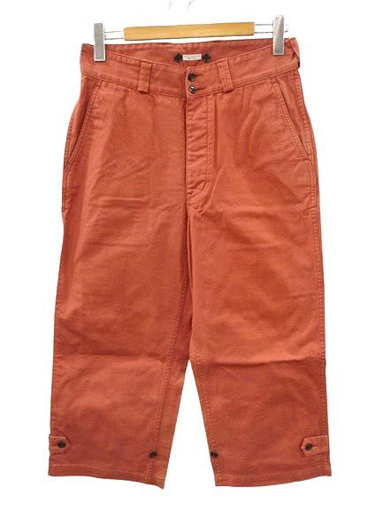 【中古】フィグベル PHIGVEL MIL TROUSERS MOD PMAK-PT12-SS ミル トラウザーパンツ 1 朱色系 ワイド ボトムス メンズ