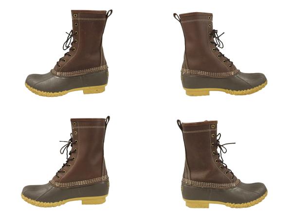 【中古】エルエルビーン L.L.BEAN ビーンブーツ Bean Boots シアリングラインド インサレーテッド USA製 ブラウン 7