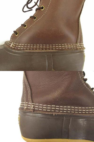 【中古】エルエルビーン L.L.BEAN ビーンブーツ Bean Boots シアリングラインド インサレーテッド USA製 ブラウン 7