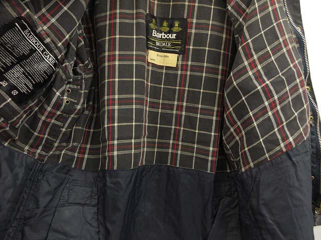 【中古】バブアー Barbour 80s 90s ビデイル BEDALE 3ワラント 4ポケット ワックスコットン ジャケット 38_2