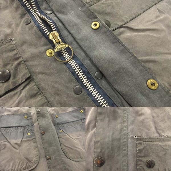 【中古】バブアー Barbour 80s 90s ビデイル BEDALE 3ワラント 4ポケット ワックスコットン ジャケット 38_5