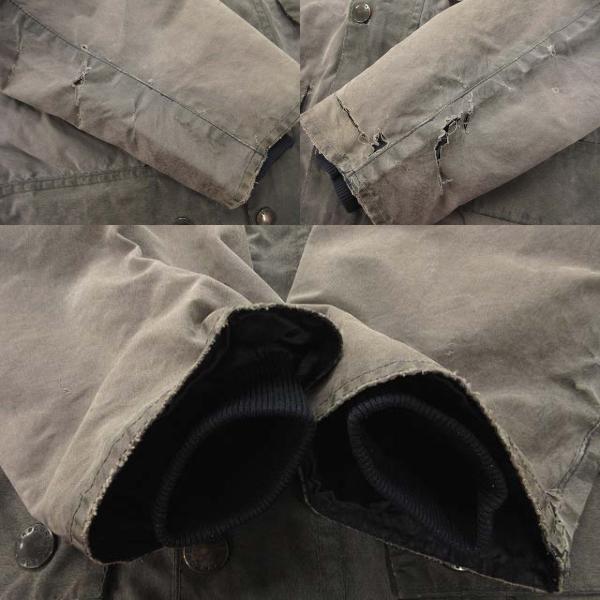 【中古】バブアー Barbour 80s 90s ビデイル BEDALE 3ワラント 4ポケット ワックスコットン ジャケット 38_6