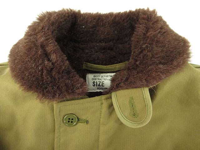 中古】ヒューストン HOUSTON N-1 デッキジャケット 51131 ALPACA N-1