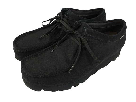 【中古】クラークス clarks × BEAMS ビームス Wallabee GORE-TEX ワラビー ゴアテックス 26.5cm ブラック スウェード