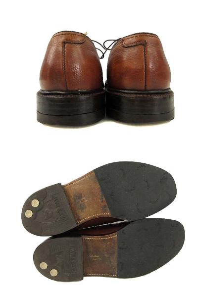 【中古】フローシャイム インペリアル Florsheim Imperial ケンムール プレーントゥ レザー シューズ ブラウン 9.5D