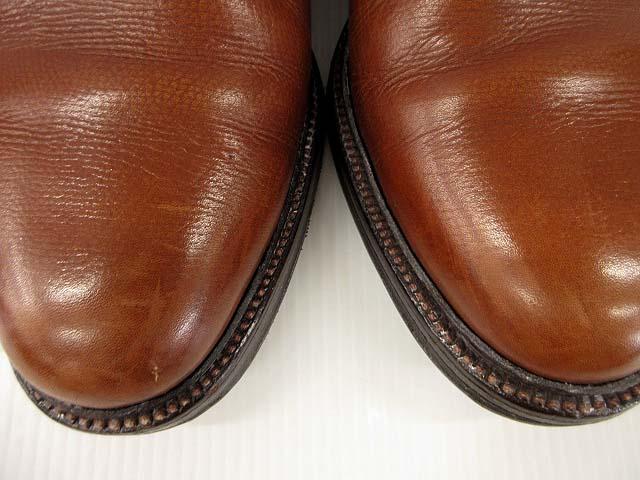 【中古】フローシャイム インペリアル Florsheim Imperial ケンムール プレーントゥ レザー シューズ ブラウン 9.5D