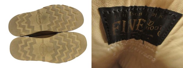 【中古】FINE BOOTS ファインブーツ Friedson Brothers ペコスブーツ スウェード 8 ベージュ レザー シューズ 靴