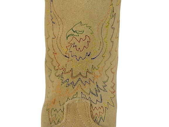 【中古】FINE BOOTS ファインブーツ Friedson Brothers ペコスブーツ スウェード 8 ベージュ レザー シューズ 靴