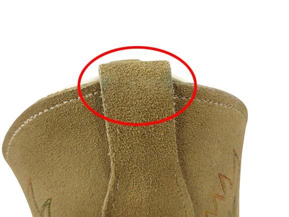 【中古】FINE BOOTS ファインブーツ Friedson Brothers ペコスブーツ スウェード 8 ベージュ レザー シューズ 靴