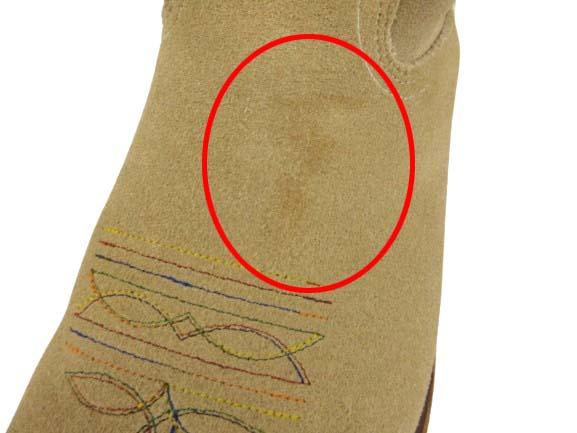 【中古】FINE BOOTS ファインブーツ Friedson Brothers ペコスブーツ スウェード 8 ベージュ レザー シューズ 靴