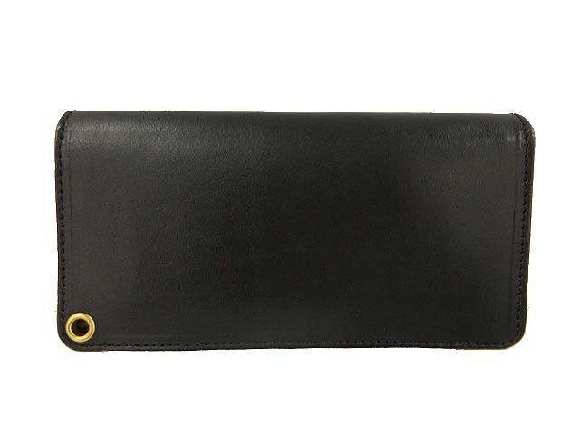 【中古】WorkStudio Rivet ワークスタジオ リベット トラッカーウォレット 長財布 Type01 レザー ブラック 中古】WorkStudio Rivet ワークスタジオ リベット トラッカー