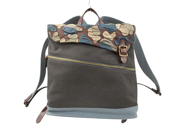 【中古】Decobranche デコブランシェ MEISAI リュック 水色系 バッグ BAG カバン 鞄  レディース