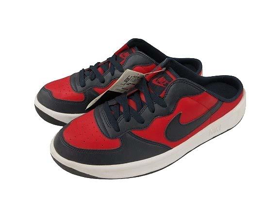 【中古】未使用品 ナイキ NIKE A83 クロッグ CLOG デッドストック サンダル スリッポン 443379-600 赤 紺 28