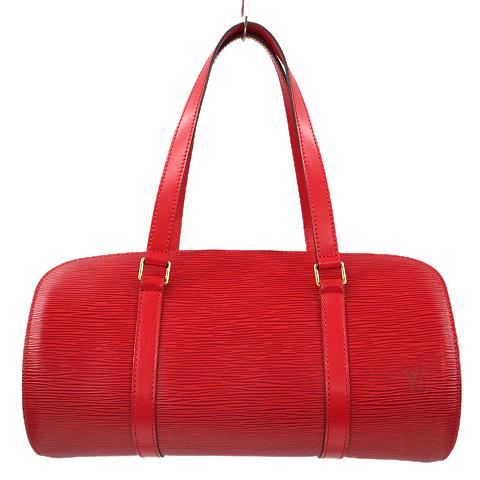 【中古】ルイヴィトン LOUIS VUITTON エピ スフロ カスティリアンレッド 赤 ハンドバッグ ショルダー レザー M52227