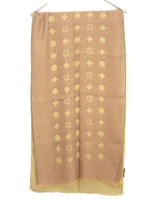 中古】ルイヴィトン LOUIS VUITTON リバーシブル スカーフ