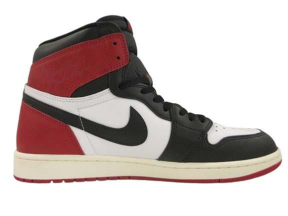 【中古】ナイキ NIKE AIR JORDAN 1 RETRO HIGH OG BLACK TOE REIMAGINED DZ5485-106 エア ジョーダン 1 レトロ 30