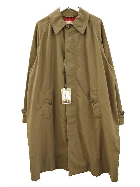【中古】未使用品 バラクータ BARACUTA G12 ステンカラー コート ナイロン TAN ベージュ系 42 メンズ