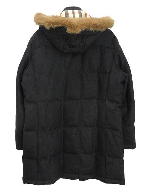 中古】ダックス DAKS ダウン コート ウール カシミヤ M ブラック 黒